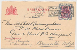 Briefkaart G. 156 B II S Gravenhage - Brussel Belgie 1924 - Entiers Postaux