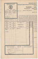 Vrachtbrief N.S. Wierden - Belgie 1932 - Ohne Zuordnung