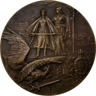 France, Médaille, A La Gloire Des Héros De Verdun, 1916, Bronze, Pillet, SPL - Andere & Zonder Classificatie