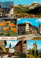 72784082 Woergl Tirol Dorfpartie Panorama Strassenpartien Kirche Woergl - Sonstige & Ohne Zuordnung