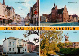 72784078 Norden Norddeich Ostfriesland Neuer Weg Heimatmuseum Rathaus Am Markt M - Andere & Zonder Classificatie