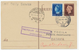 VH B 180 Amsterdam - Batavia Ned. Indie 1947 - Ohne Zuordnung