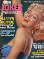 Musik Joker Magazine Germany 1979-26 Marilyn Monroe - Ohne Zuordnung