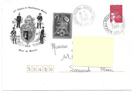 (C01) - HAITI COVER FRENCH UN ONU CONTINGENT IN HAITI OPERATION CARBET BUREAU POSTAL INTERARMEES 801 => FRANCE 2004 - Cartas & Documentos