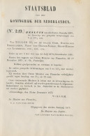 Staatsblad 1875 - Invoering Gezegelde Briefomslagen - Covers & Documents