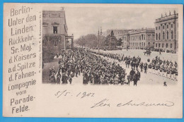 CPA ALLEMAGNE - BERLIN - COMPAGNIE VOM PARADE FELDE - - Other & Unclassified