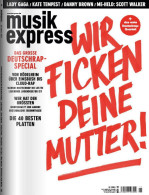 Musikexpress Magazine Germany 2016-11 Deutschrap Lady Gaga Kate Tempest - Zonder Classificatie