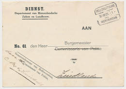 Treinblokstempel : Hellevoetsluis - Rotterdam I 1925 - Ohne Zuordnung