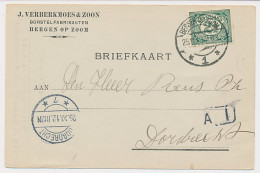 Firma Briefkaart Bergen Op Zoom 1912 - Borstelfabrikant - Ohne Zuordnung
