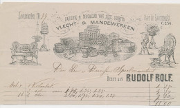 Nota Leeuwarden 1887 - Vlechtwerk - Mandewerk - Paesi Bassi