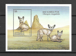 Antigua & Barbuda 1997 Animals - Endangered Species - Fox MS #3 MNH - Antigua Und Barbuda (1981-...)
