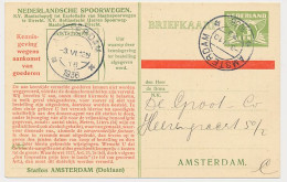 Spoorwegbriefkaart G. NS228 U - Locaal Te Amsterdam 1936 - Postal Stationery