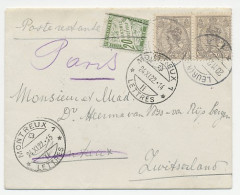Em. Bontkraag Leur - Zwitserland 1922 - Poste Restante - Ohne Zuordnung