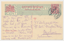 Briefkaart G. 201 B Amsterdam 1924 - Lichtgeel Karton - Entiers Postaux