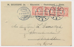 Firma Briefkaart Goes 1913 - Bloemist - Ohne Zuordnung