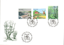 ALAND FDC 1985 PAYSAGES - Aland