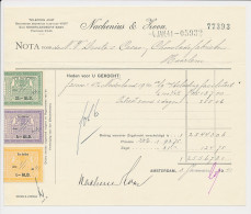 Beursbelasting Diverse Waarden - Amsterdam 1941 - Revenue Stamps