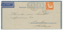 Postagent Amsterdam - Batavia 1934 Postblad SMN - Ohne Zuordnung