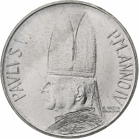 Vatican, Paul VI, 50 Lire, 1966 - Anno IV, Rome, Acier Inoxydable, SPL+, KM:89 - Vaticano