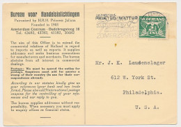 Firma Briefkaart Amsterdam 1937 - Bureau Handelsinlichtingen - Ohne Zuordnung