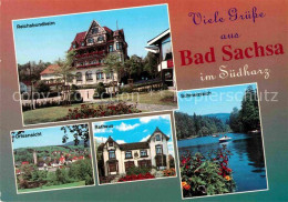 72783966 Bad Sachsa Harz Reichsbundheim Ortsansicht Rathaus Schmelzteich Bad Sac - Bad Sachsa