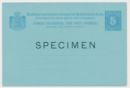 Ned. Indie Briefkaart G. 11 A - SPECIMEN - India Holandeses