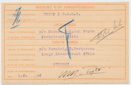 Verhuiskaart Utrecht 1926 - Scouting - Padvinderij - Zonder Classificatie