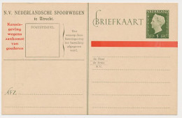 Spoorwegbriefkaart G. NS291a C - Ganzsachen