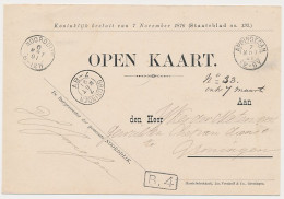 Kleinrondstempel Noordddijk 1891 - Non Classés