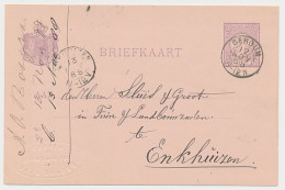 Kleinrondstempel Bergum 1888 - Firma Blinddruk - Zonder Classificatie