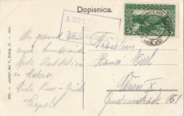 Bosnia-Herzegovina/Austria-Hungary, Picture Postcard-year 1910, Auxiliary Post Office/Ablage MOKRO, Type A1 - Bosnien-Herzegowina