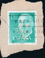 Madrid - Perforado - Edi O 1155 - Fragmento "LC" (Fábrica De Tintas) - Used Stamps