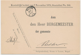 Kleinrondstempel Meppel 1889 - Zonder Classificatie