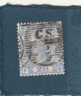 ///   ANGLETERRE ///     N°  57  ---  Outremer --  Côte 50€ - Usati