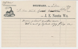 Nota Bolsward 1879 - Stoomgrutterij - Netherlands