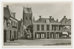 Prentbriefkaart Postkantoor Grou - Autres & Non Classés