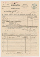 Fiscaal - Aanslagbiljet Lisse - Haarlemmermeerpolder 1872 - Fiscale Zegels