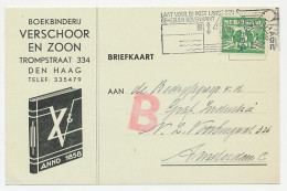 Firma Briefkaart Den Haag 1942 - Boekbinderij - Zonder Classificatie