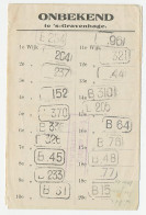 Rijswijk - Den Haag 1918 - Etiket: ONBEKEND - Non Classés