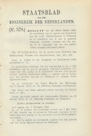 Staatsblad 1918 : Rijkstelefoonnet Oldenzaal  - Historical Documents