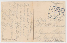 Treinblokstempel : Arnhem - Rotterdam C1 1916 - Unclassified