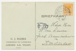 Firma Briefkaart Loenen A/d Vecht 1926 - Timmerman - Unclassified