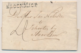 Medemblik - Schoten Bij Haarlem 1822 - ...-1852 Prephilately