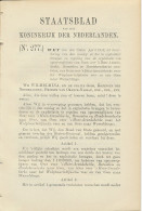 Staatsblad 1918 : Spoorlijn Goes - Wemeldinge Enz. - Documentos Históricos