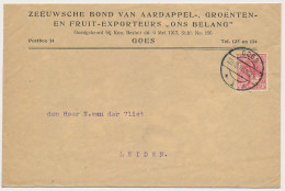 Firma Envelop Goes 1918 Zeeuwsche Bond Van Aardappel Fruit Etc. - Unclassified
