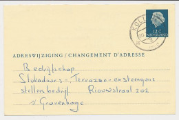 Verhuiskaart G. 35 Kollum - Den Haag 1968 - Interi Postali