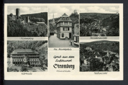 AK Stromberg/ Hunsrück 1955 Fürstenburg, Kurhaus, Marktplatz Etc. (PK0837 - Andere & Zonder Classificatie