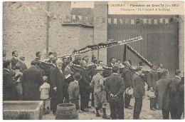 CPA De Carnet - CHAMERY - Plantation De Croix (8 Juin 1913) - Procession - Le Brancard Et Le Clergè - Autres & Non Classés