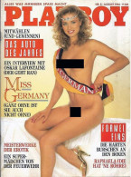 Playboy Magazine Germany 1986-08 Miss Germany Anke Symkowitz  - Non Classés