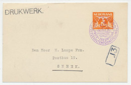 Vlissingen 1932 - Postzegeltentoonstelling - Vd. Wart 112 - Zonder Classificatie